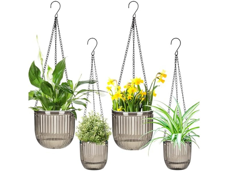 Basket Hangers For Plants Outdoor Chain Hanging Planters Baskets