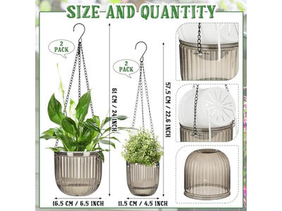 Basket Hangers For Plants Outdoor Chain Hanging Planters Baskets
