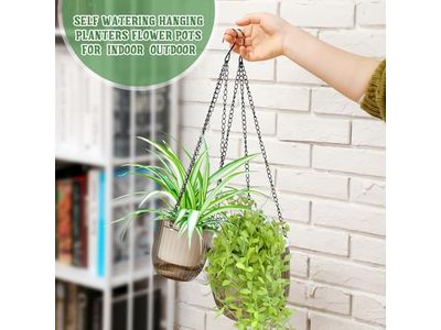 Basket Hangers For Plants Outdoor Chain Hanging Planters Baskets