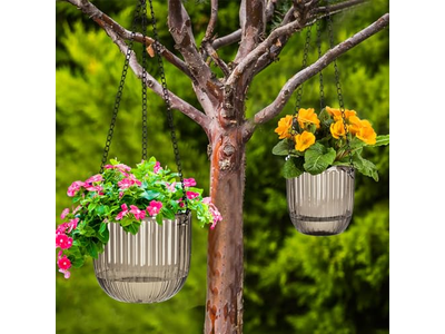 Basket Hangers For Plants Outdoor Chain Hanging Planters Baskets