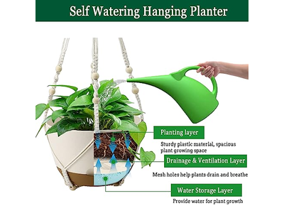 Hanging Basket With Plant Included Baskets For Plants Bulk Flowers Net Pocket