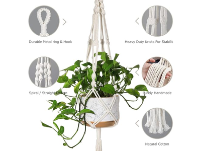 Hanging Baskets Chains Plant Holders For Plants 16 Inch Basket Flower Holder