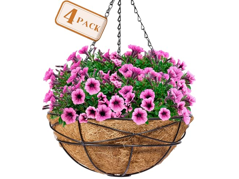 Hanging Planter Basket Indoor Plant Food Large Woven Jute Seagrass Planter