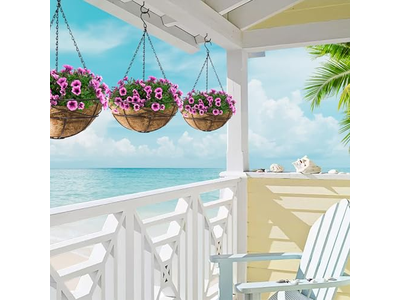 Hanging Planter Basket Indoor Plant Food Large Woven Jute Seagrass Planter