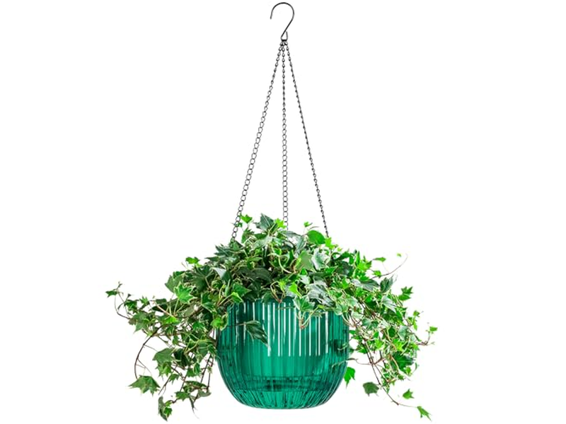 Hanging Planter Basket Railing Planters Leather Jute Wall Large Indoor Plants