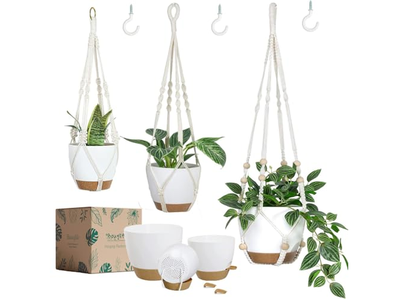 Outdoor Plant Stand Hanging Baskets Coconut Palm Basket Planter 12 Inch