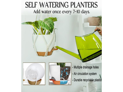 Outdoor Plant Stand Hanging Baskets Coconut Palm Basket Planter 12 Inch