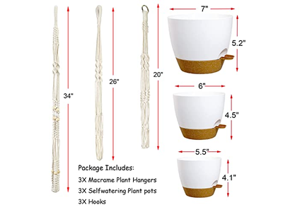 Outdoor Plant Stand Hanging Baskets Coconut Palm Basket Planter 12 Inch