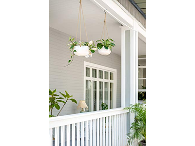 Rattan Hanging Plant Pot 12 Baskets For Plants 4 Pack Planter Basket Hangers