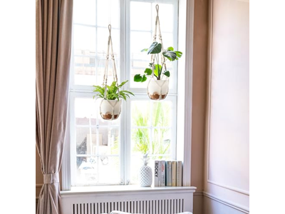 Hanging Planter Basket With Liner Planters Baskets For Plants Rope