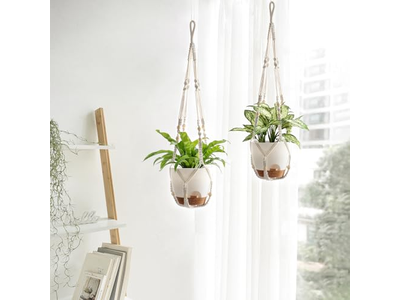 Hanging Planter Basket With Liner Planters Baskets For Plants Rope