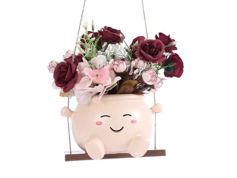 Hanging Planter Coco Liner Coconut Rattan Basket Decorative Clearance Flat