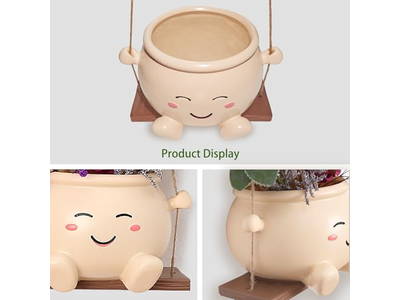 Hanging Planter Coco Liner Coconut Rattan Basket Decorative Clearance Flat