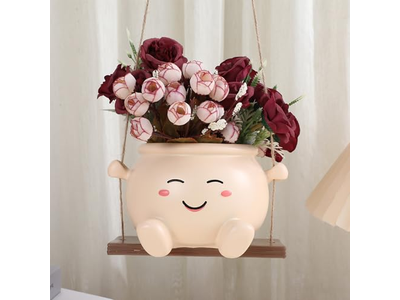 Hanging Planter Coco Liner Coconut Rattan Basket Decorative Clearance Flat